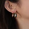 Picture of Ostuni Black Hoops Earrings